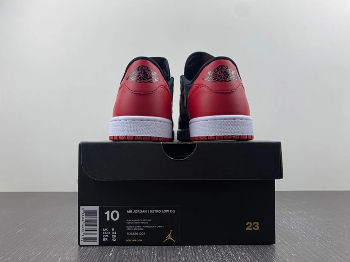 Affordable Jordan 1 Retro Low Bred 705329-001 626