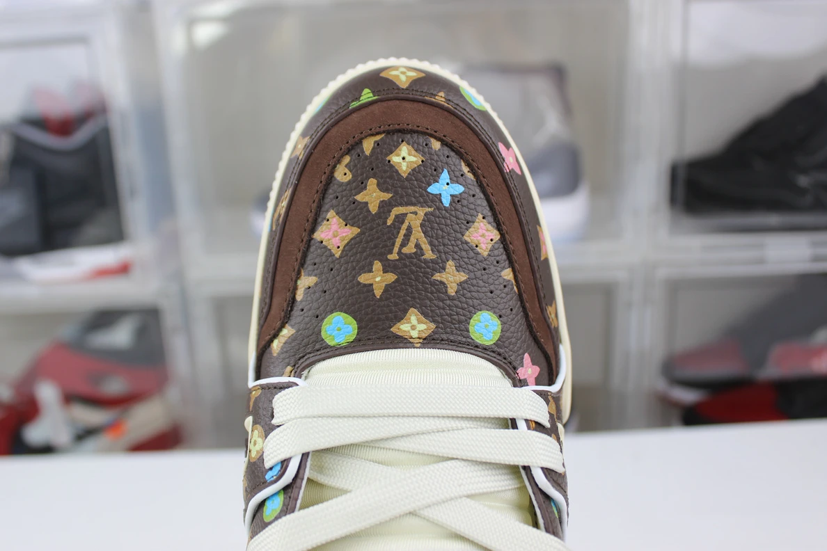Affordable Louis Vuitton LV trainer Black Chocolate MS0224 208