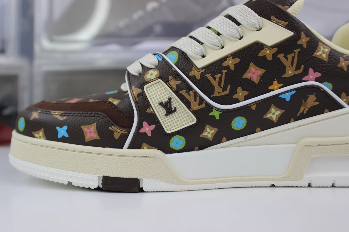 Affordable Louis Vuitton LV trainer Black Chocolate MS0224 208