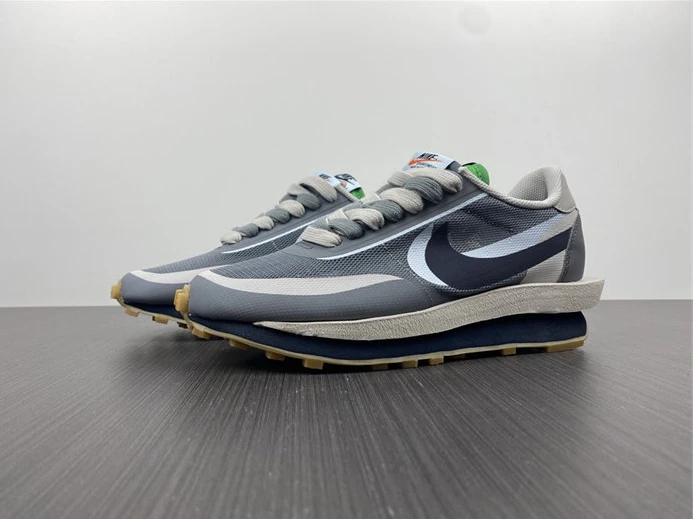 Affordable Nike LD Waffle sacai CLOT Kiss of Death 2 Cool Grey 2705