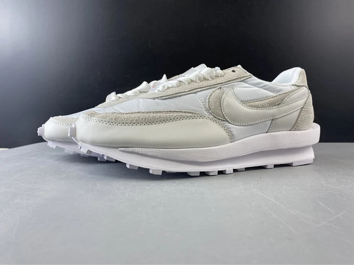 Affordable Nike LD Waffle sacai White Nylon  BV0073-101 2718