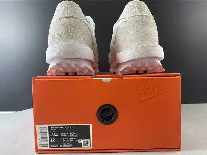 Affordable Nike LD Waffle sacai White Nylon  BV0073-101 2718