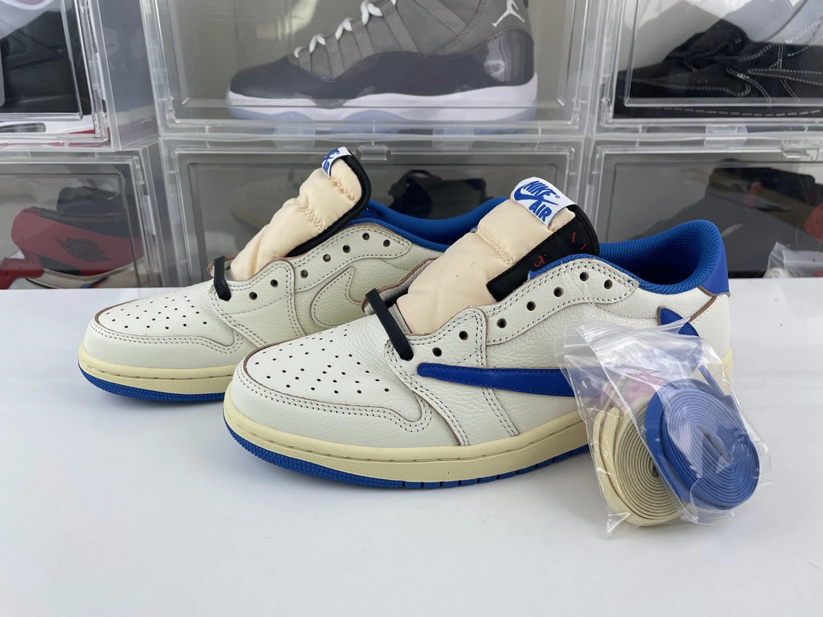 Affordable Travis Scott x fragment design x Air Jordan 1 Low OG 567