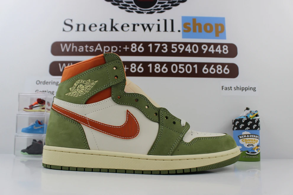 Air Jordan 1 High OG Celadon Fashionable 394