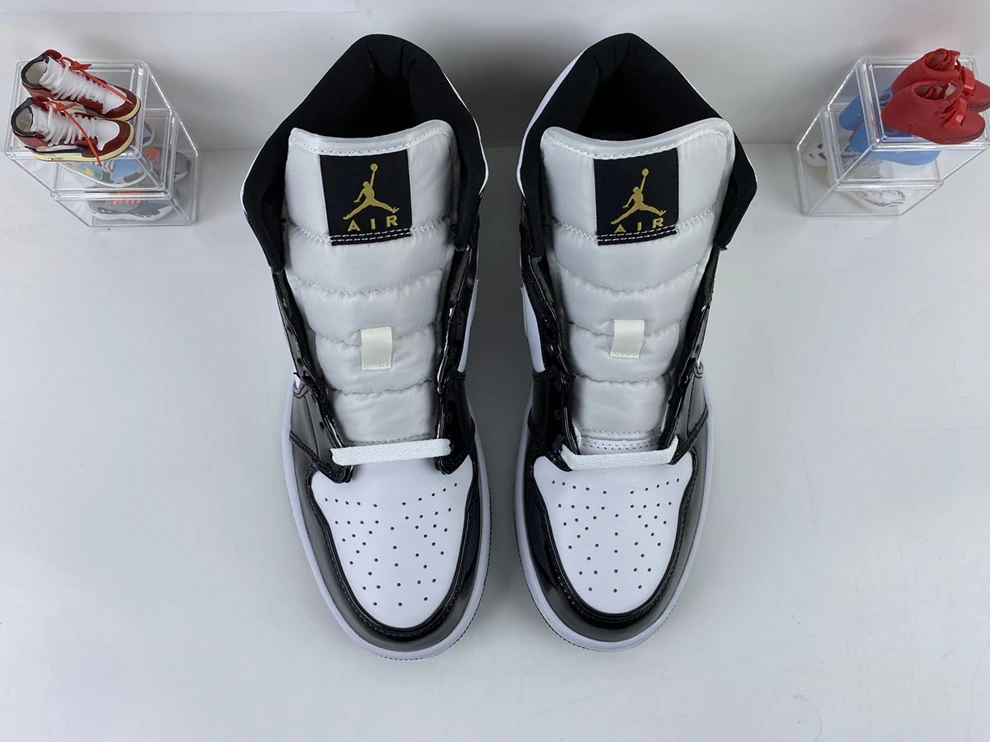 Air Jordan 1 Mid Metallic Gold White NewStyle 580