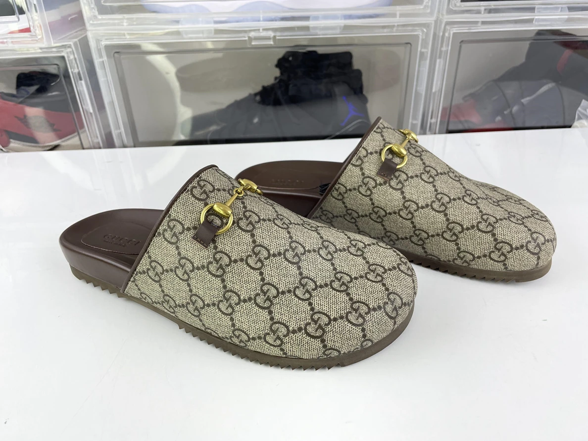 AllSeason 1239 GUCCI Love Parade Brown tan slipper 87
