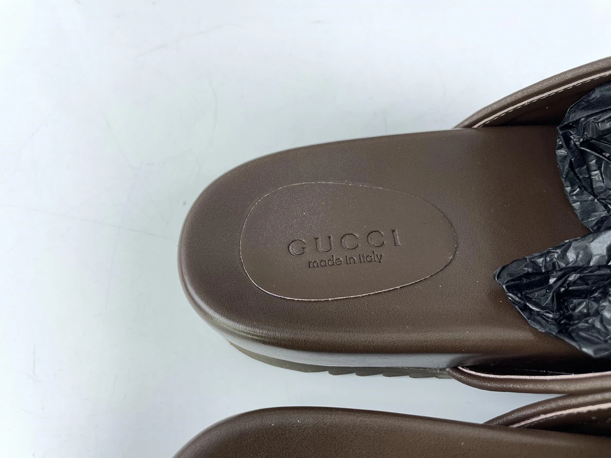 AllSeason 1239 GUCCI Love Parade Brown tan slipper 87