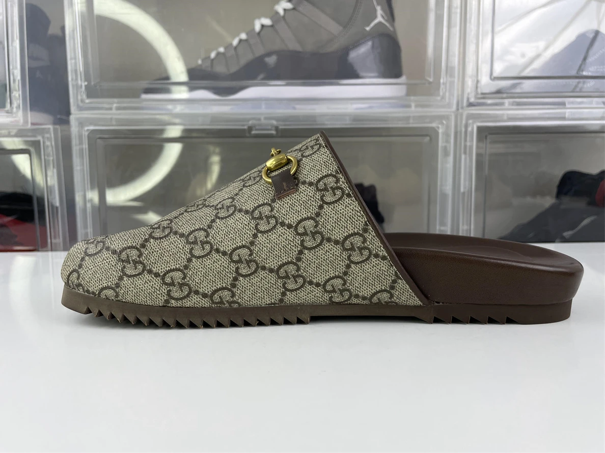 AllSeason 1239 GUCCI Love Parade Brown tan slipper 87