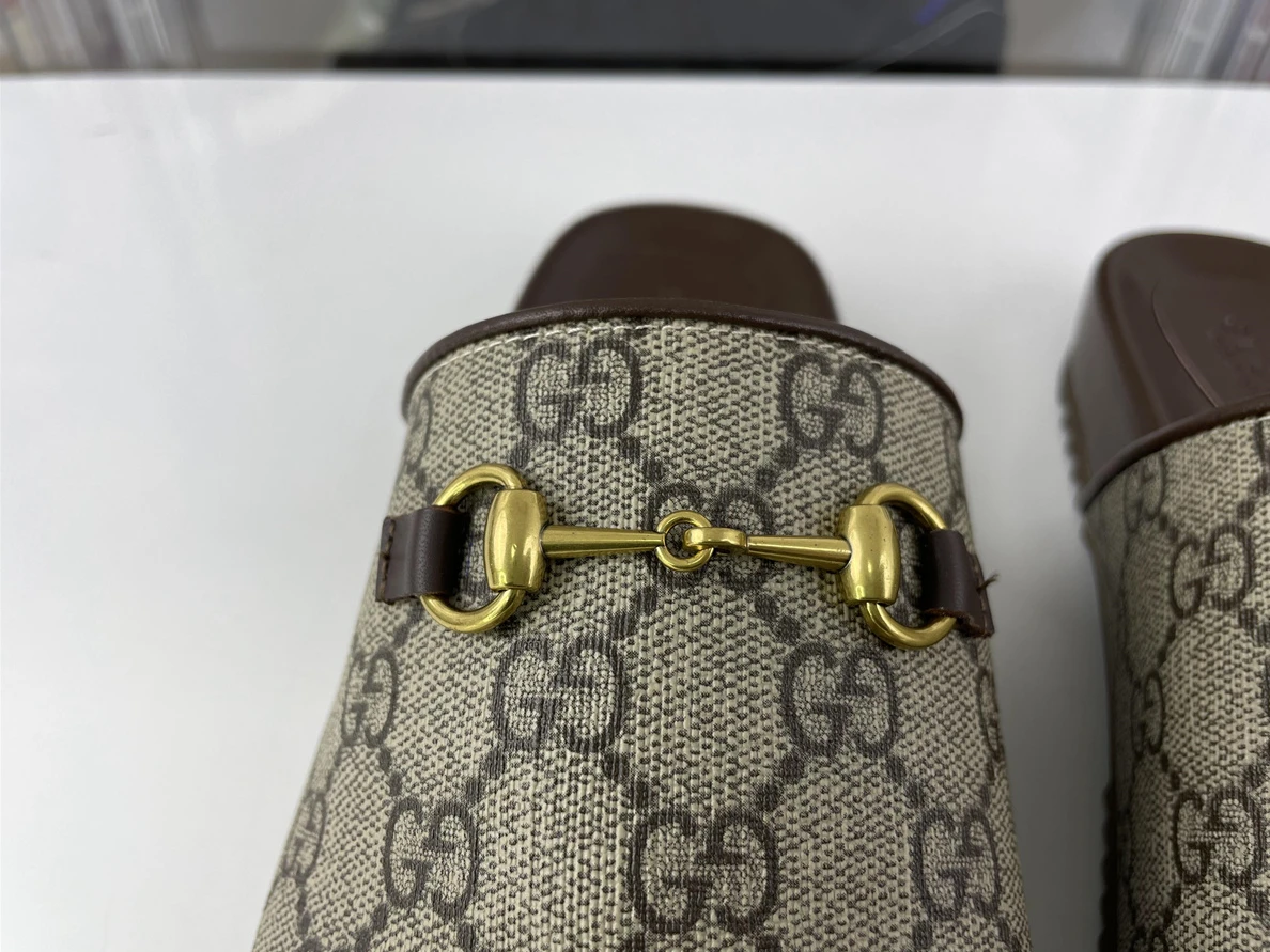 AllSeason 1239 GUCCI Love Parade Brown tan slipper 87