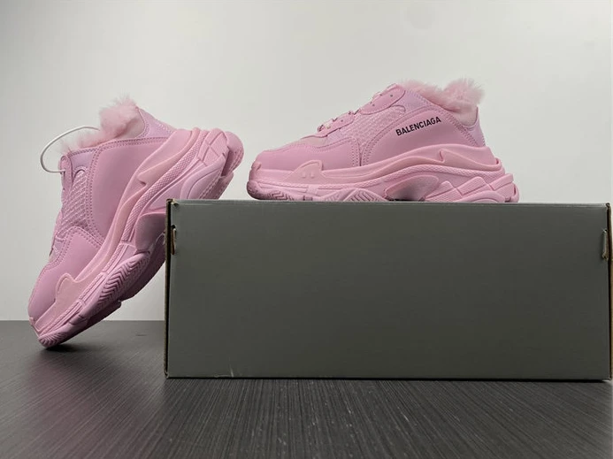 AllSeason 1339 BLCG Triple S Fake Fur Pink  668562 W3CQ5 3361