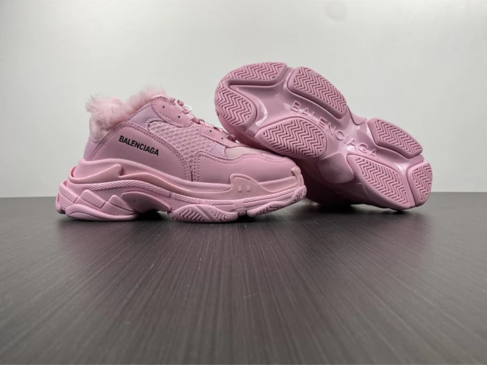 AllSeason 1339 BLCG Triple S Fake Fur Pink  668562 W3CQ5 3361