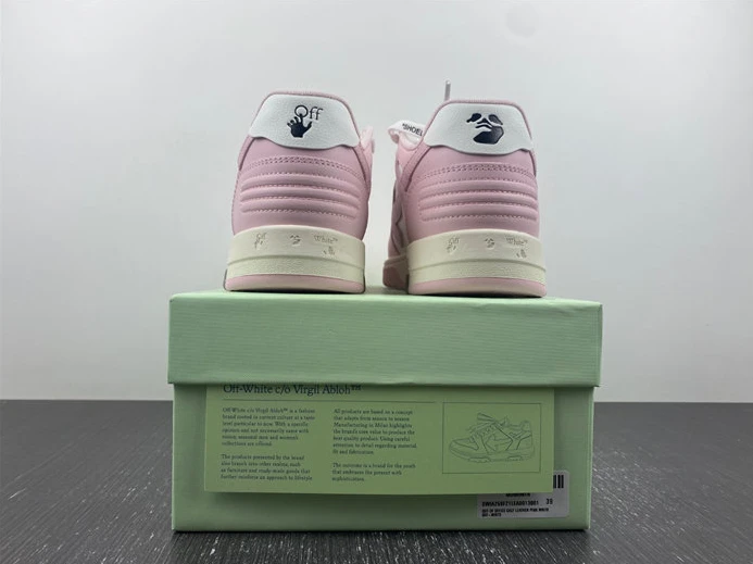AllSeason 1905 OFF-WHITE OOO Low Out Of Office White Pink OWIA259R21LEA 1425