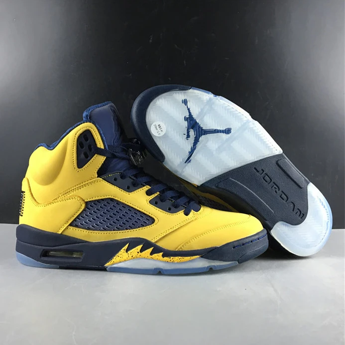 AllSeason 1968 Jordan5 Retro Michigan CQ9541- 975