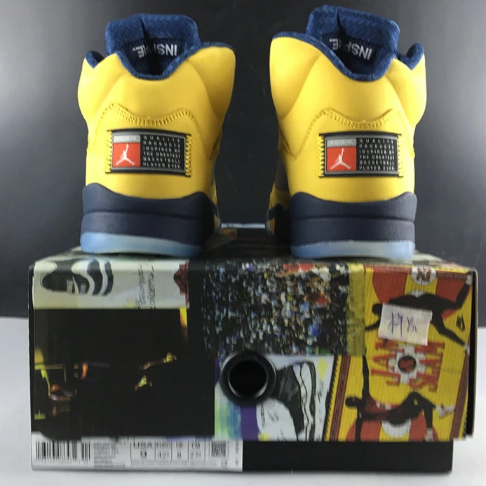 AllSeason 1968 Jordan5 Retro Michigan CQ9541- 975