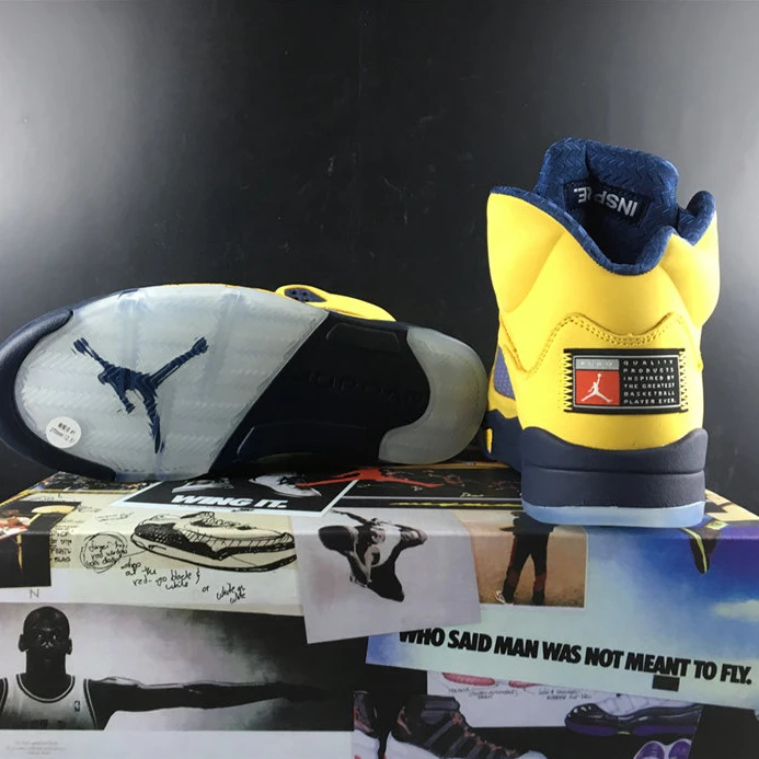 AllSeason 1968 Jordan5 Retro Michigan CQ9541- 975