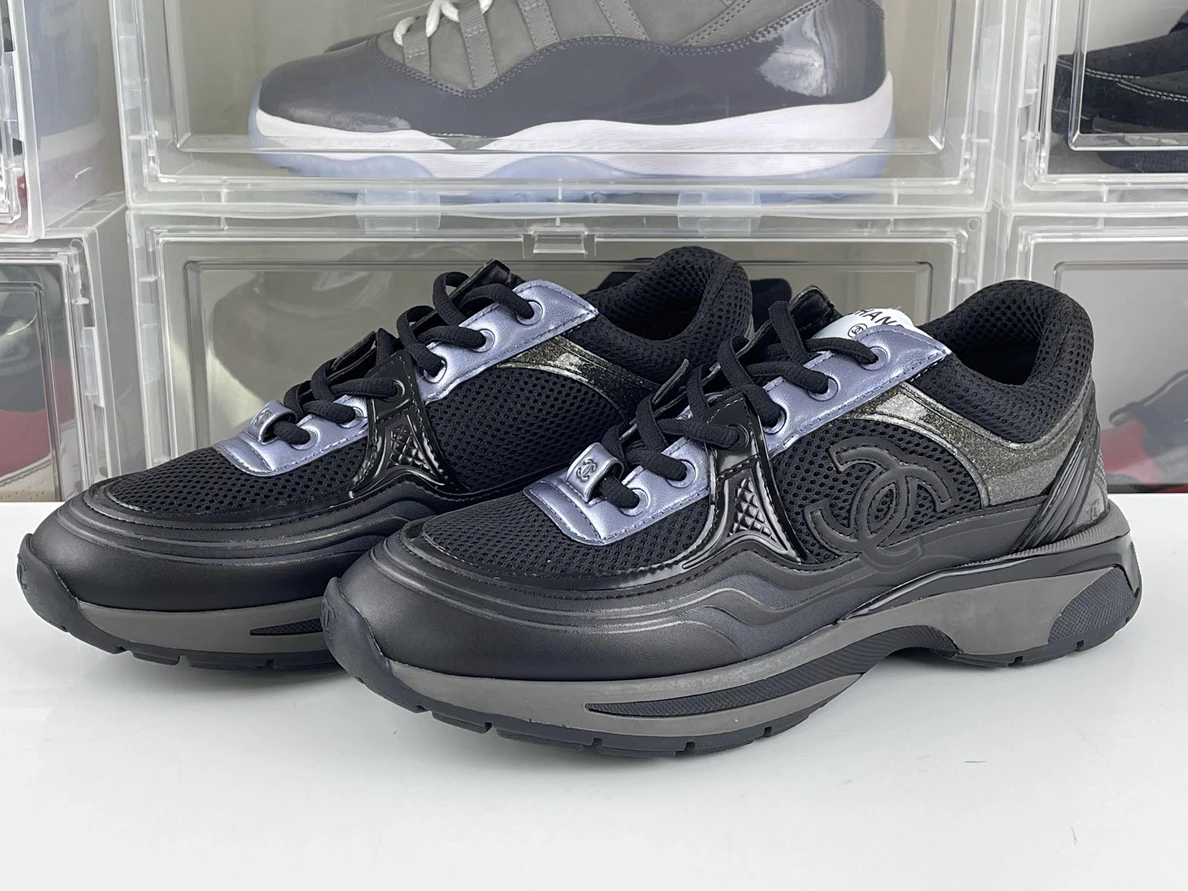 AllSeason 3669 Chanel Black Purple shoes 1225