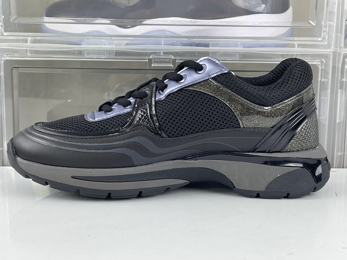 AllSeason 3669 Chanel Black Purple shoes 1225
