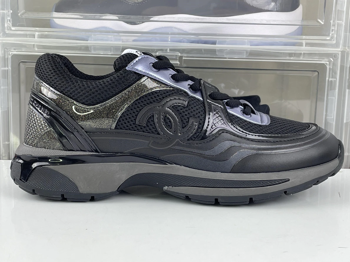 AllSeason 3669 Chanel Black Purple shoes 1225