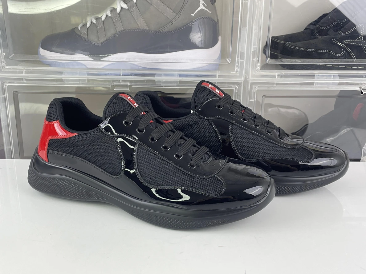AllSeason 397 PRADA America Cup Black with Red heel 355