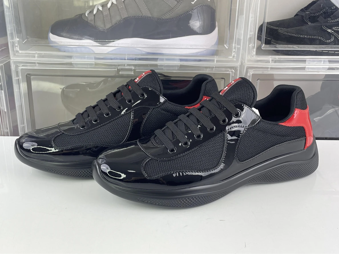 AllSeason 397 PRADA America Cup Black with Red heel 355