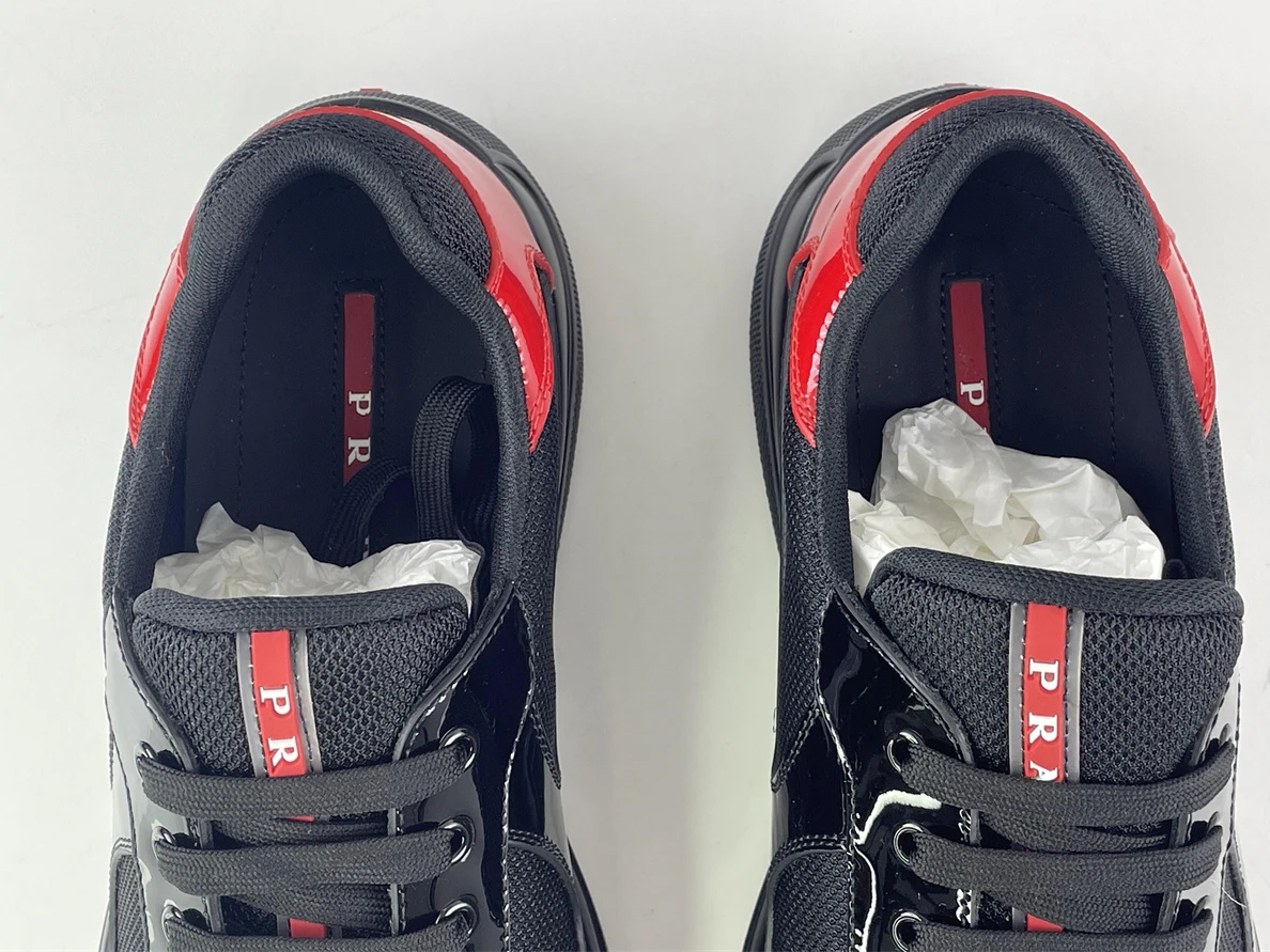 AllSeason 397 PRADA America Cup Black with Red heel 355