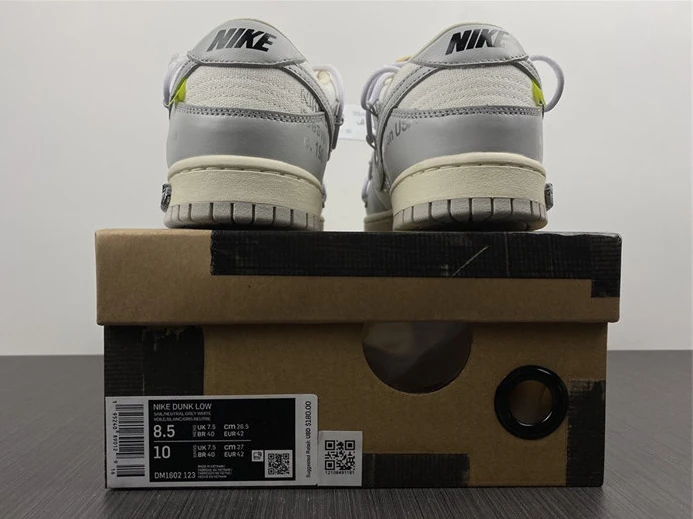 AllSeason 6863 Nike Dunk Low Off-White Lot 49 DM1602- 1906