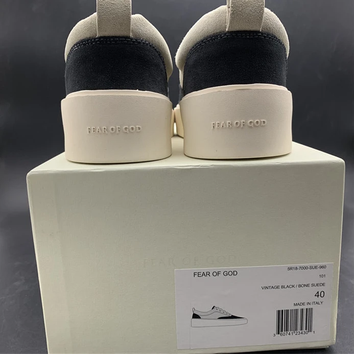 AllSeason 8956 Fear Of God 101 Low Top Vintage Black Bone Suede 2761