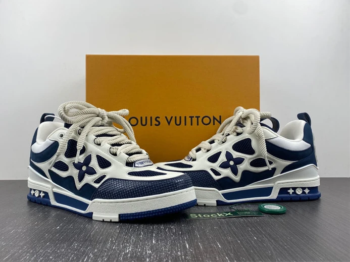 AllSeason Louis Vuitton LV Skate Sneaker Marine White 1AARRL 1514