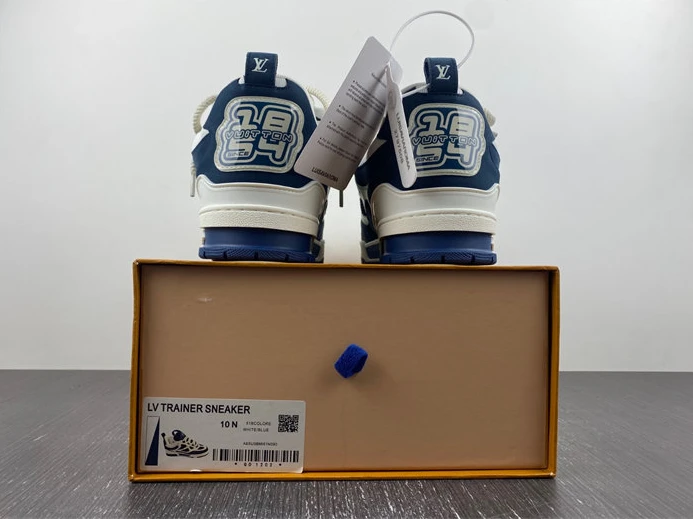 AllSeason Louis Vuitton LV Skate Sneaker Marine White 1AARRL 1514