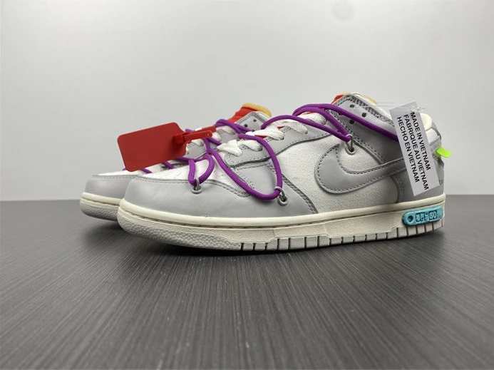 AllSeason Nike Dunk Low Off-White Lot 45 DM1602-101 1923