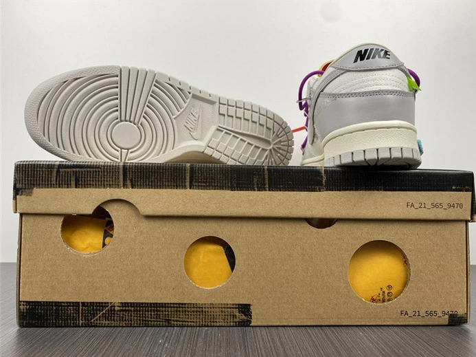 AllSeason Nike Dunk Low Off-White Lot 45 DM1602-101 1923