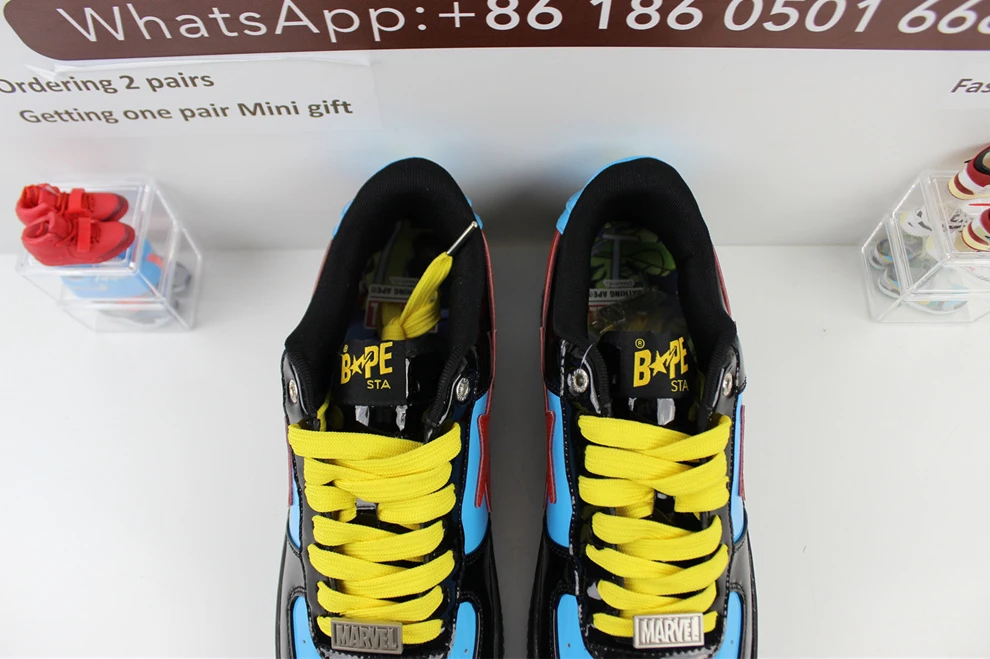 BAPE® x Marvel BAPE STA™ (with big box) Fashionable 2781