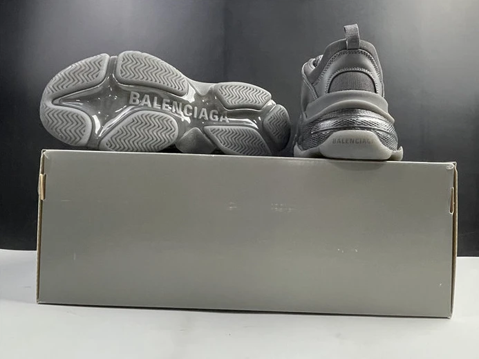 BLCG Triple S Clear Sole Dark Grey 541624 W2GA1 1801 Popular 3402