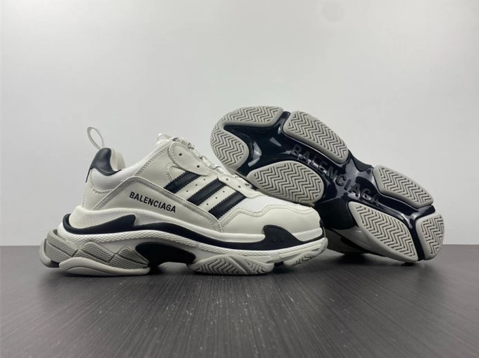 BLCG x adidas Triple S White Black 710021 W2ZB1 9112 AllSeason 3375