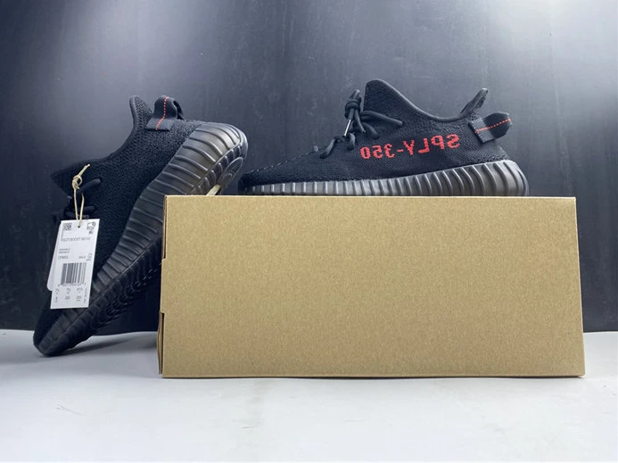 BestValue 2528 adidas Yeezy Boost 350 V2 Black Red CP 2914
