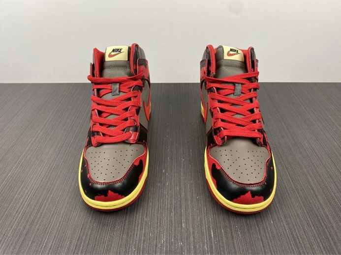 BestValue 2724 Nike Dunk High 1985 Red Acid Wash DD9404- 1995