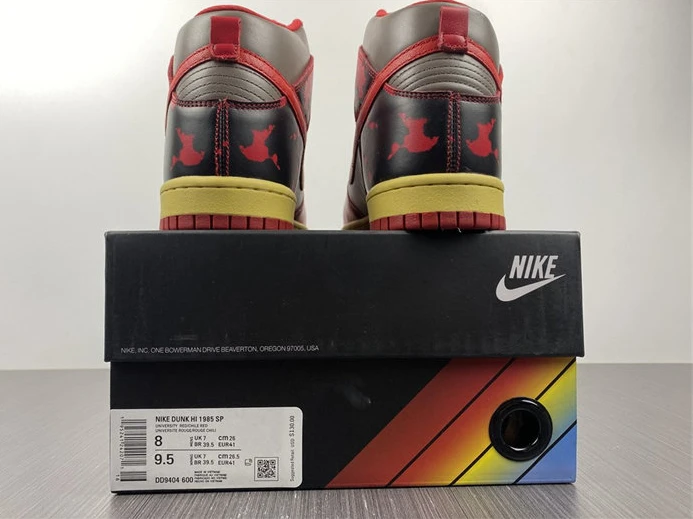 BestValue 2724 Nike Dunk High 1985 Red Acid Wash DD9404- 1995
