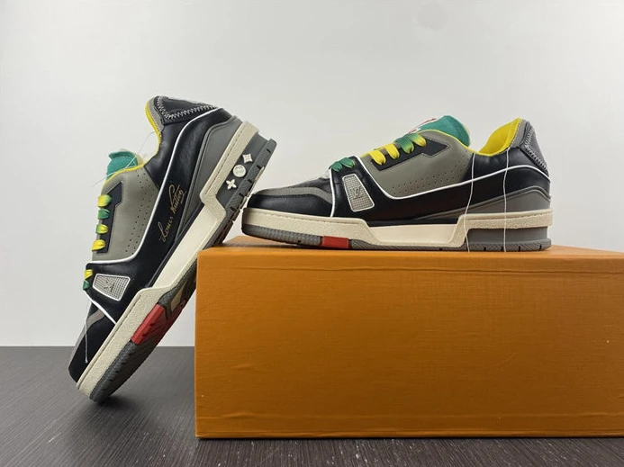 BestValue 3063 Louis Vuitton Trainer Green SS21 1A8QA 1521