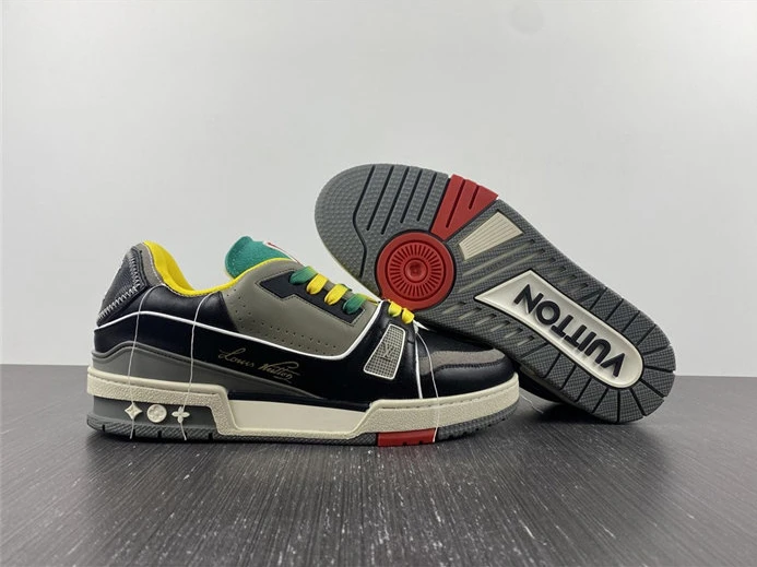 BestValue 3063 Louis Vuitton Trainer Green SS21 1A8QA 1521