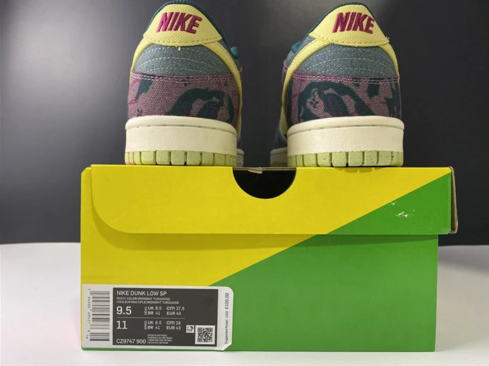BestValue 3717 Nike Dunk Low Community Garden CZ9747- 2118