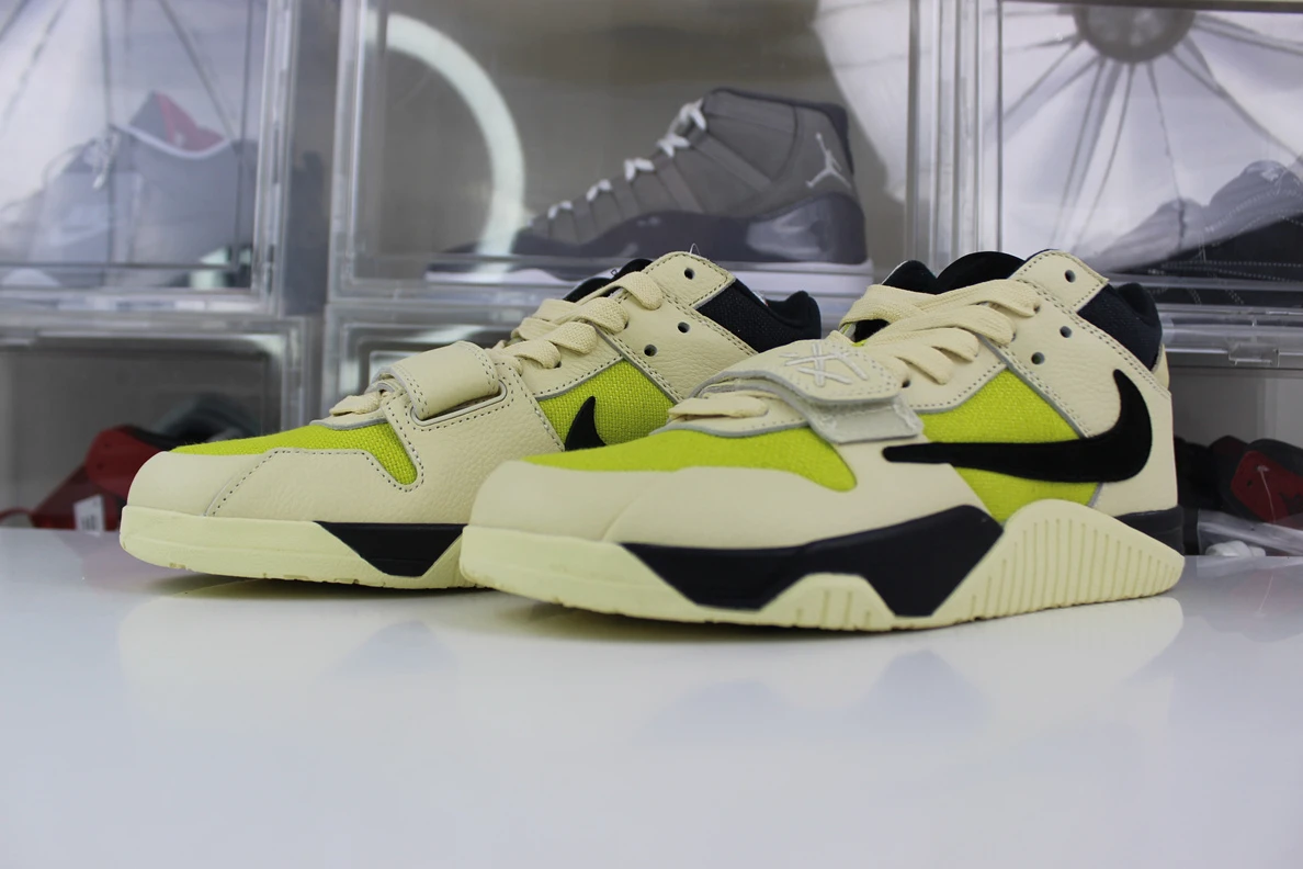BestValue 6655 Travis Scott x Jordan Jumpman Jack TR “Bright Cactus” 404