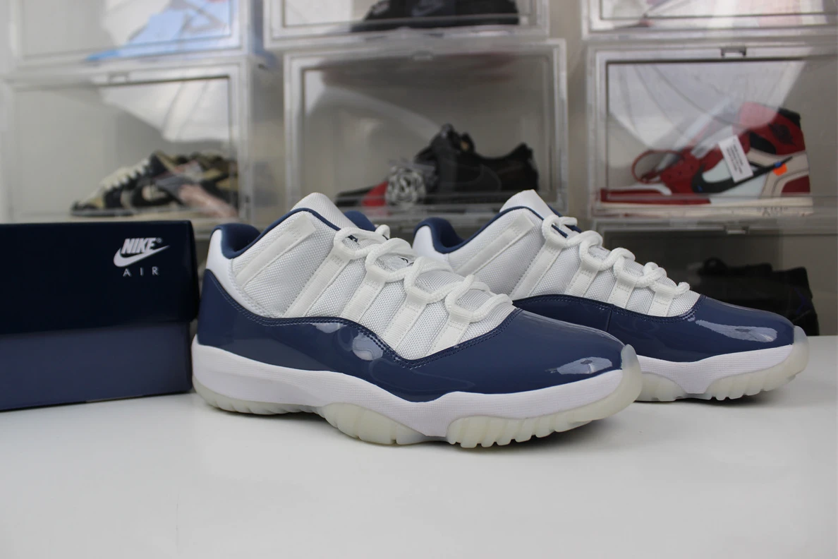 BestValue 680 GOAT Air Jordan 11 Low Midnight Navy 2024 version 1045
