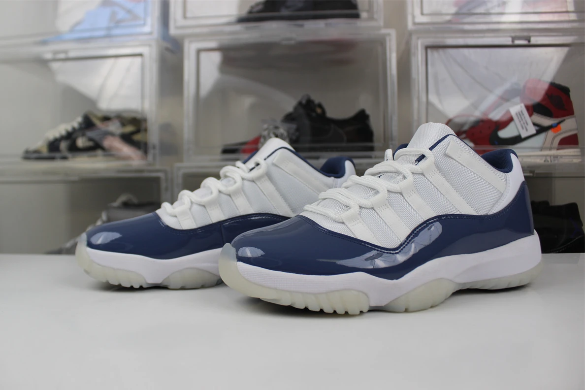 BestValue 680 GOAT Air Jordan 11 Low Midnight Navy 2024 version 1045