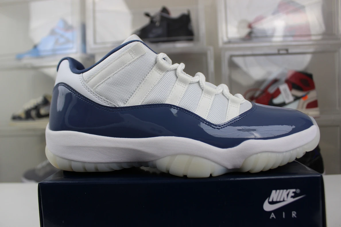 BestValue 680 GOAT Air Jordan 11 Low Midnight Navy 2024 version 1045