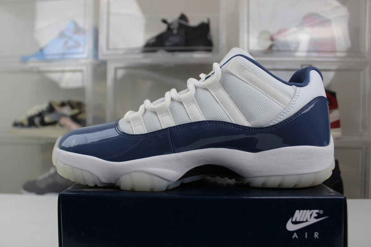 BestValue 680 GOAT Air Jordan 11 Low Midnight Navy 2024 version 1045