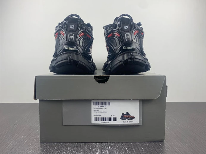 BestValue 950 Balenciaga Runner Black Red 3340