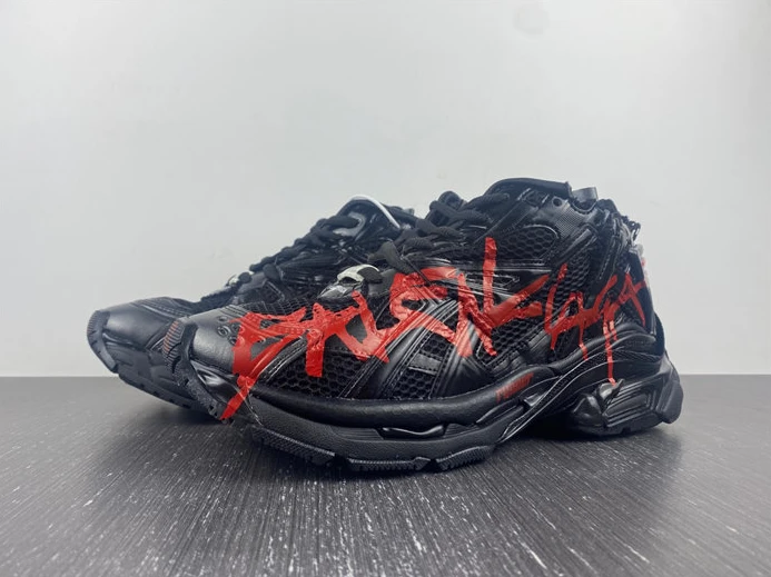 BestValue 950 Balenciaga Runner Black Red 3340