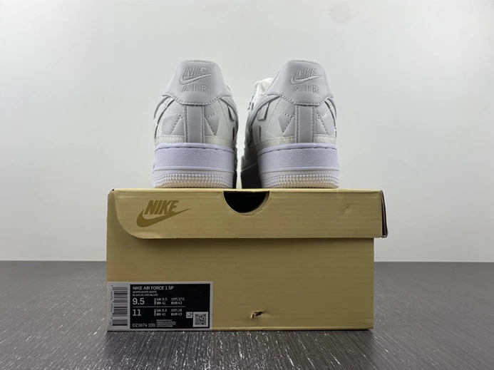 BestValue 9773 Nike Air Force 1 Low SP Billie Eilish Triple White DZ3674- 2393