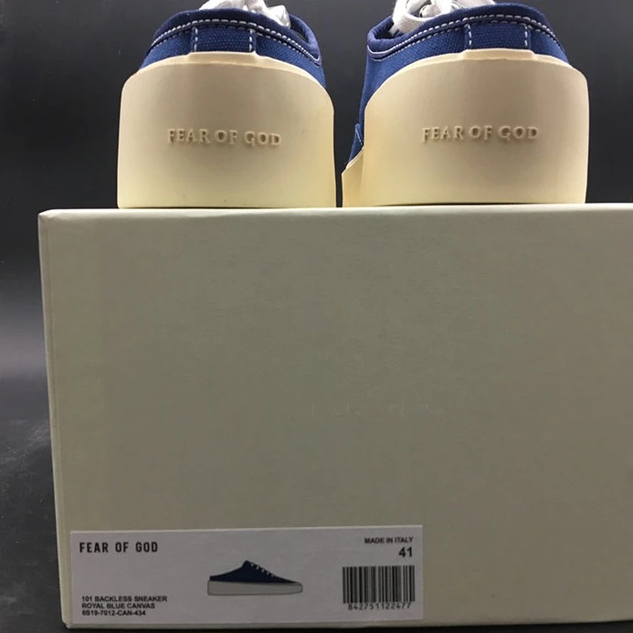 BestValue Fear Of God 101 Backless Sneaker Navy 2756