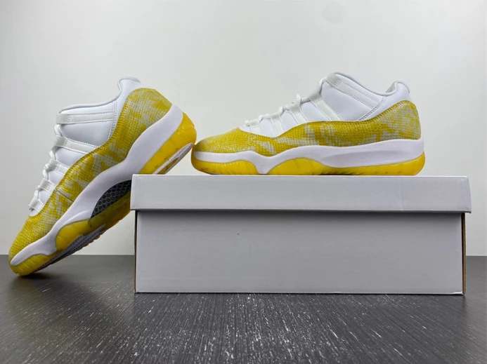 BestValue Jordan 11 Retro Low Yellow Snakeskin AH7860-107 1048